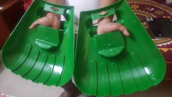 Plastic garbage picker
